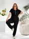Костюм-двойка брючный plus size арт.0531/1 48-50 Черный
