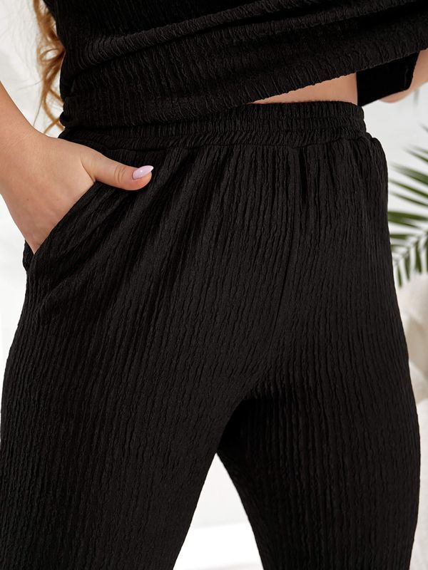 Костюм-двойка брючный plus size арт.0531/1 48-50 Черный