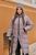 Женская зимняя куртка plus size арт.432 длинная утепленная с капюшоном однотонная повседневная размер 50-52 Мокко