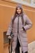 Жіноча куртка зимова plus size арт.432 довга утеплена з капюшоном однотонна повсякдена розмір 50-52 Мокко
