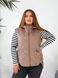 Стильная жилетка со съемным капюшоном Plus Size Арт.0470 46-48 размера Мокко