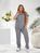 Костюм-двойка брючный plus size арт.0531/3 48-50 Графит