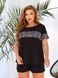 Женский повседневный комплект plus size арт.0497 футболка с шортами размер 52-54 принт леопардовый