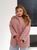 Стильный кардиган-косуха из трикотажа "баранец" plus size арт. 0550 48-50 Фрезовый