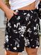 Стильный костюм-тройка рубашка+шорты майка в ПОДАРОК ​​plus size из софта арт. 0542 48-50 Черный