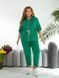 Стильний прогулянковий костюм plus size арт. 0523/1 48-50 Трава